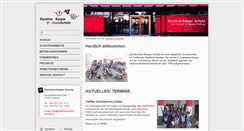 Desktop Screenshot of karoline-kaspar-schule.de